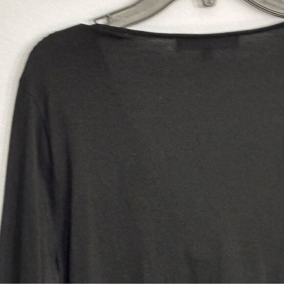 Jones New York | Women's Black Cowl Neck Stretch 3/4 Sleeve Blouse Top T… - Picture 9 of 12